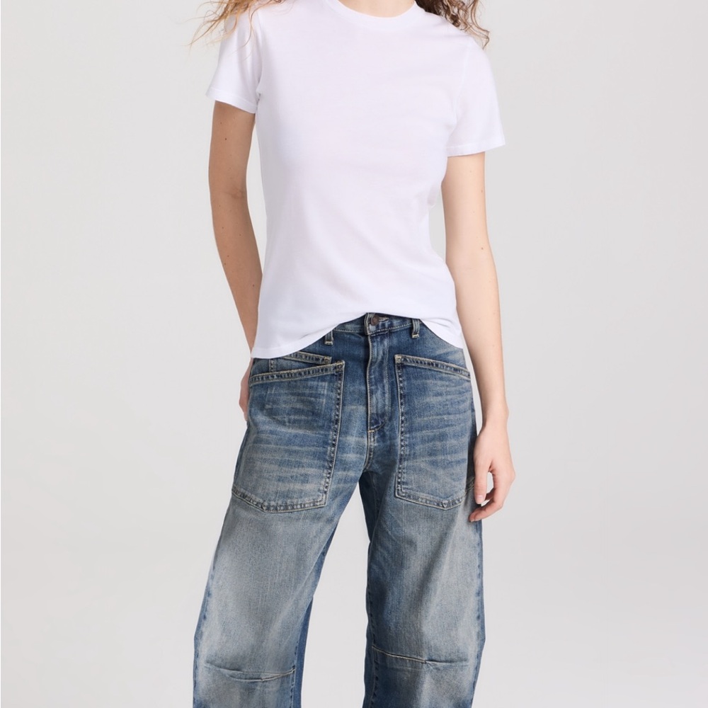 Nili Lotan Shon Jeans in Classic Wash - Picture 3 of 8